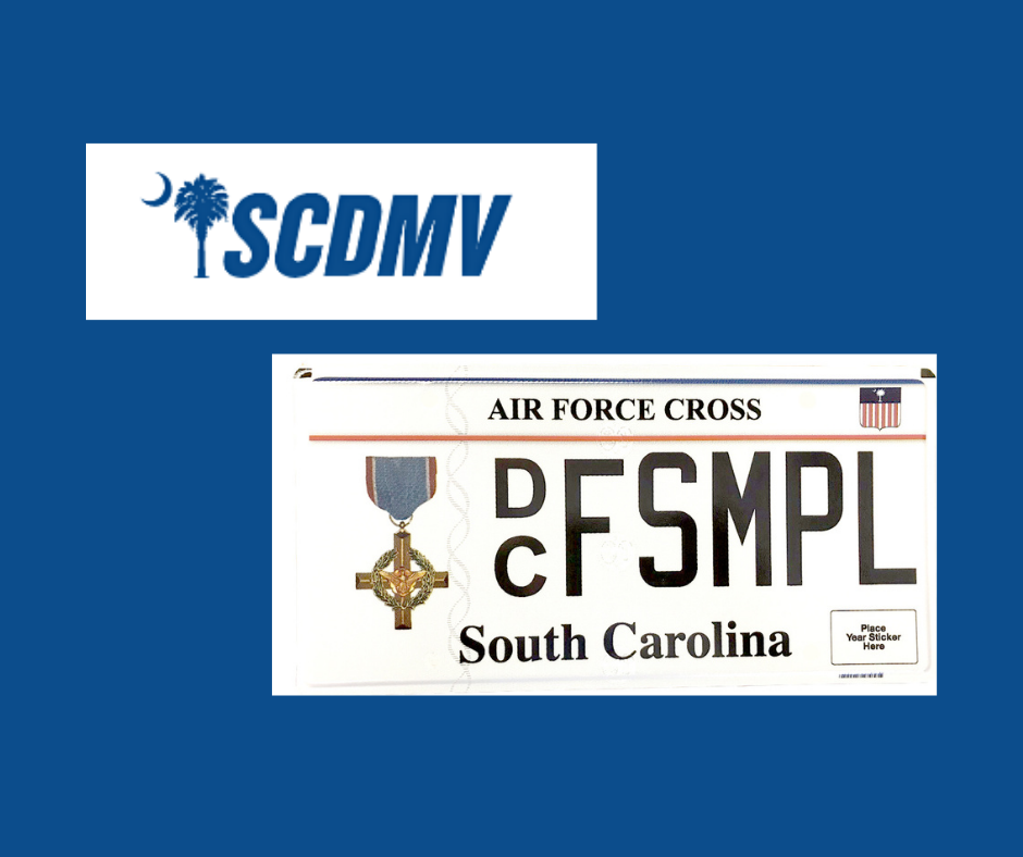 Military license plate updates at SCDMV Veterans' Affairs
